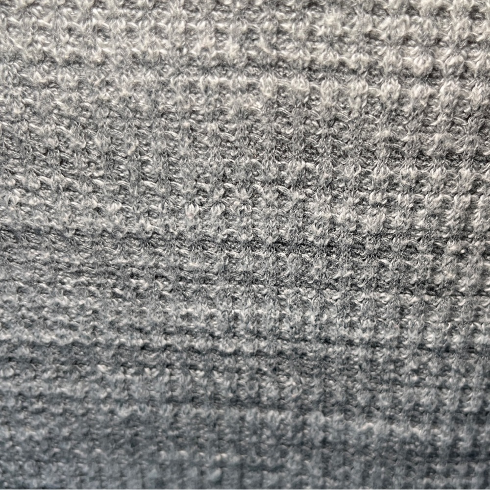 ANTHROPOLOGIE EUC Marled Grey Cowl Neck Sweater Top with Swing Hem Size Medium﻿ - Picture 8 of 12